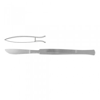 Dissecting Knife / Opreating Knife With Metal Handle Stainless Steel, 16 cm - 6 1/4" Blade Size 47 mm